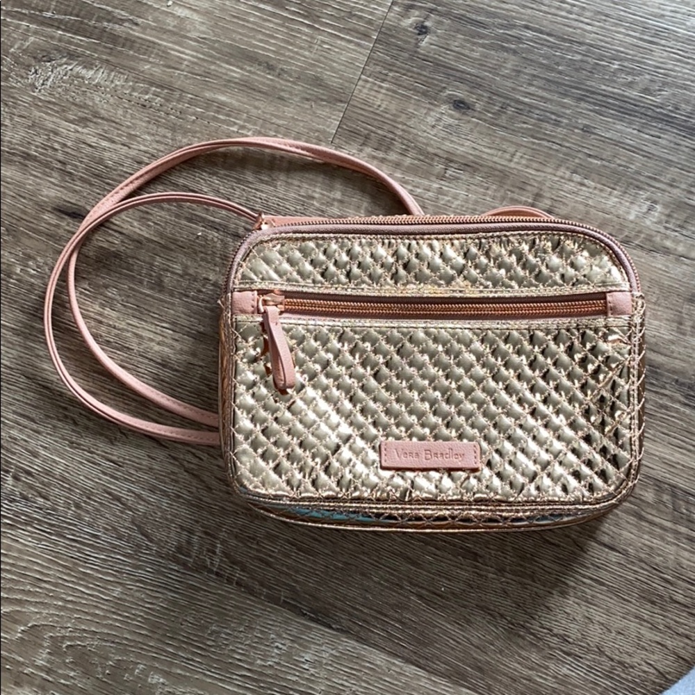 Rose Gold vera cross body